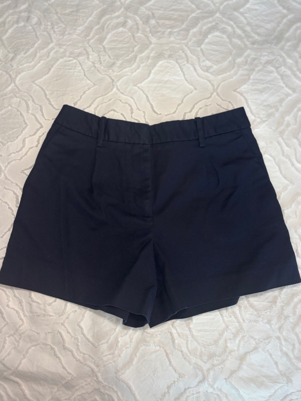 Zara Navy Tailored Dress Shorts Size US 4 EU 36 Classic Trouser Short